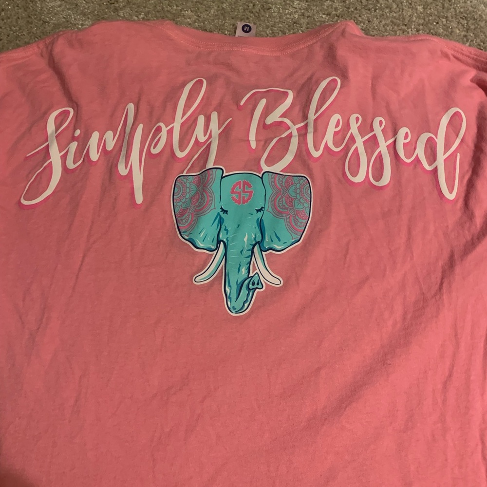Simply Southern cropped tshirt